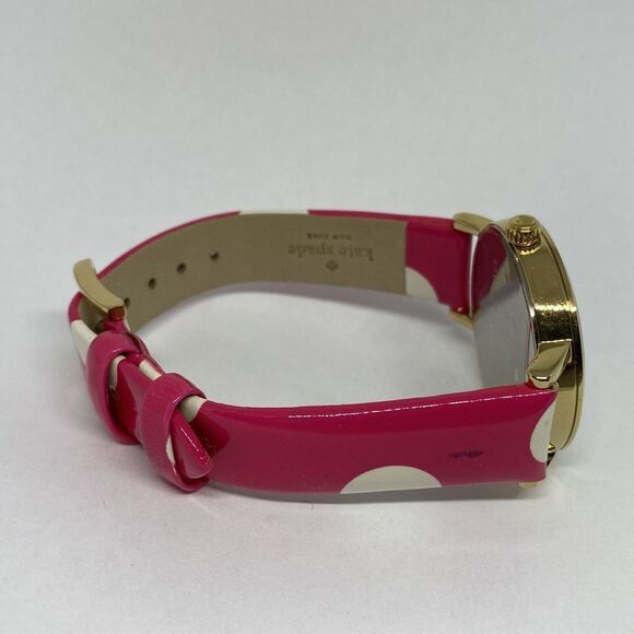 Kate Spade New York 0224 Women Pink Leather Analog Dial Quartz Wrist Watch MP591 - Picture 12 of 12